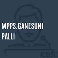 Mpps,Ganesuni Palli Primary School Logo