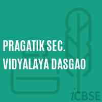 Pragatik Sec. Vidyalaya Dasgao Secondary School Logo