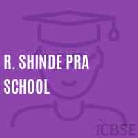 R. Shinde Pra School Logo