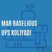 Mar Baselious Ups Koliyadi Middle School Logo