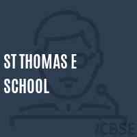 St Thomas E School Logo