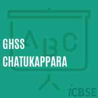 Ghss Chatukappara High School Logo