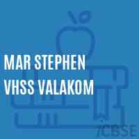 Mar Stephen Vhss Valakom High School Logo
