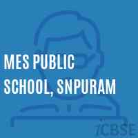 Mes Public School, Snpuram Logo