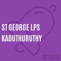 St George Lps Kaduthuruthy Primary School Logo