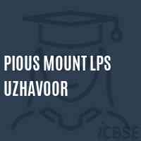 Pious Mount Lps Uzhavoor Primary School Logo