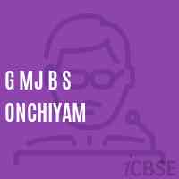 G Mj B S Onchiyam Primary School Logo