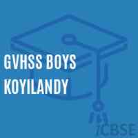 Gvhss Boys Koyilandy High School Logo