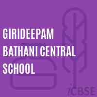 Girideepam Bathani Central School Logo