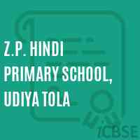 Z.P. Hindi Primary School, Udiya Tola Logo