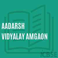 Aadarsh Vidyalay Amgaon High School Logo