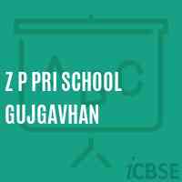 Z P Pri School Gujgavhan Logo