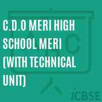 C.D.O Meri High School Meri (With Technical Unit) Logo