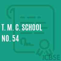 T. M. C. School No. 54 Logo