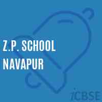 Z.P. School Navapur Logo