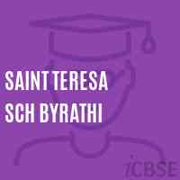 Saint Teresa Sch Byrathi Secondary School Logo