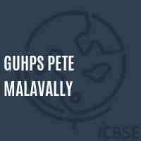 Guhps Pete Malavally Middle School Logo