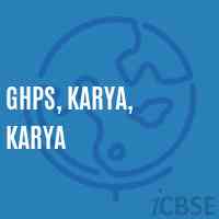Ghps, Karya, Karya Middle School Logo