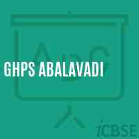 Ghps Abalavadi Middle School Logo