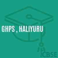 Ghps , Haliyuru Middle School Logo