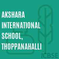 Akshara International School, Thoppanahalli Logo