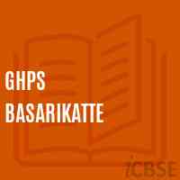Ghps Basarikatte Middle School Logo