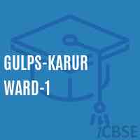 Gulps-Karur Ward-1 Primary School Logo