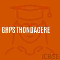Ghps Thondagere Middle School Logo
