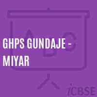 Ghps Gundaje - Miyar Middle School Logo