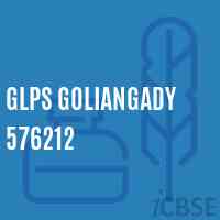 Glps Goliangady 576212 Primary School Logo