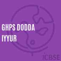 Ghps Dodda Iyyur Middle School Logo