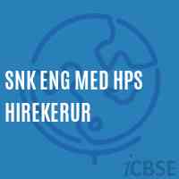 Snk Eng Med Hps Hirekerur School Logo