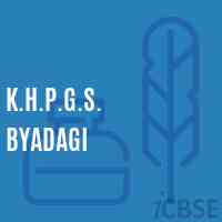 K.H.P.G.S. Byadagi Middle School Logo