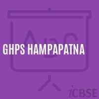 Ghps Hampapatna Middle School Logo