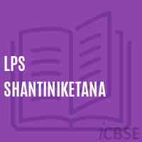 Lps Shantiniketana Primary School Logo