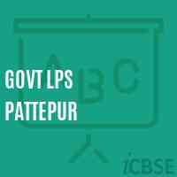 Govt Lps Pattepur Primary School Logo