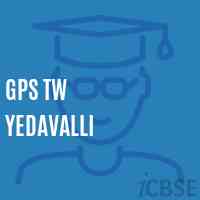 Gps Tw Yedavalli Primary School Logo