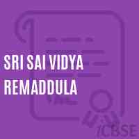 Sri Sai Vidya Remaddula Middle School Logo