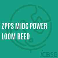 Zpps Midc Power Loom Beed School Logo