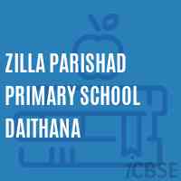 Zilla Parishad Primary School Daithana Logo