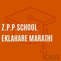 Z.P.P.School Eklahare Marathi Logo