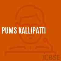 Pums Kallipatti Middle School Logo