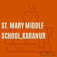 St. Mary Middle School,Karanur Logo