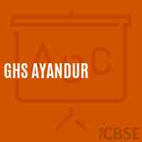 Ghs Ayandur Secondary School Logo