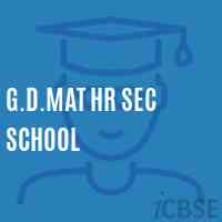 G.D.Mat Hr Sec School Logo