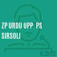 Zp Urdu Upp. Ps Sirsoli Middle School Logo
