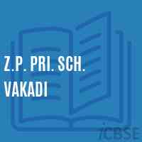 Z.P. Pri. Sch. Vakadi Middle School Logo