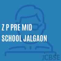 Z P Pre Mid School Jalgaon Logo