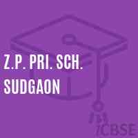 Z.P. Pri. Sch. Sudgaon Primary School Logo