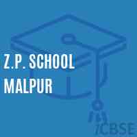 Z.P. School Malpur Logo